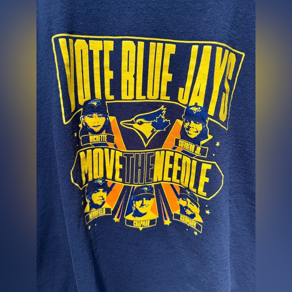 Toronto Blue Jays Men’s Short Sleeve T-Shirt 2XL Blue Move the Needle - Picture 3 of 3
